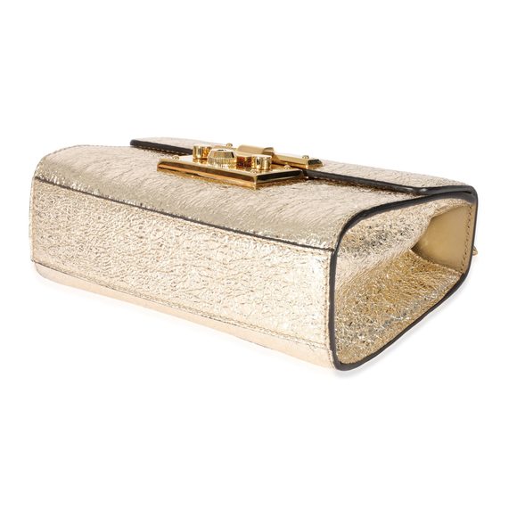 Gucci Gold Padlock Chain Bag - Picture 7 of 9